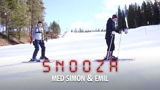 Skidåkning i Kläppen  Snooza med Simon amp Emil  Ep92 [upl. by Suehtomit475]