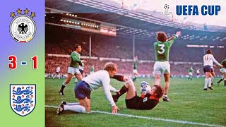 Germany vs England 3  1  Highlights amp All Goals 1972 UEFA European Championship [upl. by Eulalia729]