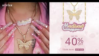 Silviax Personalized Necklace Set  Feat Staypolished91 [upl. by Parry]