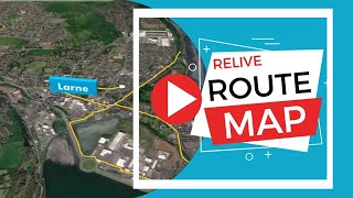 Antrim Coast Half Marathon Relive Route Map  One of the Fastest Half Harathon Courses in Europe [upl. by Hcardahs]