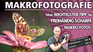 MAKROFOTOGRAFIE  Mein wichtigster TIPP für FREIHÄNDIG SCHARFE MakroFotos [upl. by Adnalu]