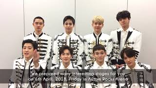 EXO LIVE IN DUBAI  SMTOWN WORLD TOUR VI APRIL 6TH 2018 [upl. by Latterll]