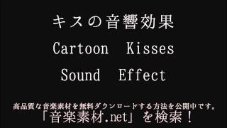 キスの音響効果 Cartoon Kisses Sound Effect [upl. by Neeleuqcaj672]