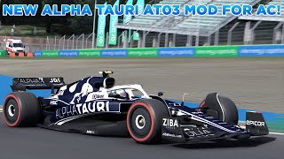 NEW Alpha Tauri AT03 MOD For Assetto Corsa [upl. by Nuaj149]