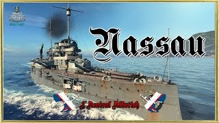 World Of Warships  SMS Nassau  Frère Kawashi FR [upl. by Hareehahs719]