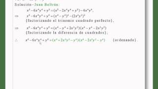 Descomposición en factores de expresiones algebraicas Baldor10615 y 16 [upl. by Yahsal]