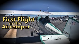 First Flight in the Aircamper GN1  Pietenpol Flight VLOG [upl. by Enelrihs]