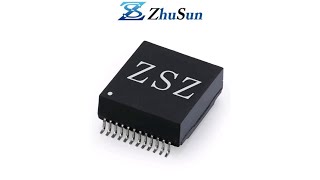 HX7260NL H7019FNL Compatible ZhuSun 10G BaseT Ethernet Transformer 24 PIN Single Port POE SMD [upl. by Leelaj144]