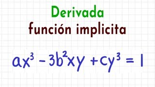 Derivada de una función implícita  E17 [upl. by Anina]