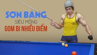 Sơn băng siêu mỏng gom bida 100 điểm đối thủ nản kèo [upl. by Gnues]