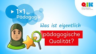 Was ist eigentlich pädagogische Qualität in Kitas [upl. by Winne]