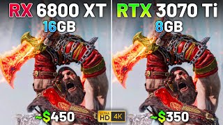 RX 6800 XT vs RTX 3070 Ti  Test in 15 Games  4K [upl. by Estes]