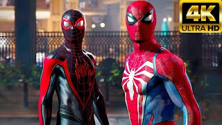 SpiderMan 2 All Cutscenes Full Movie 2023 4K ULTRA HD [upl. by Yrtua565]