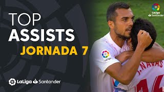 LaLiga Best Assists Balliu Guedes amp Jesús Navas [upl. by Cyn]