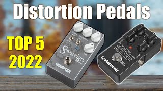 Distortion Pedals  Top 5 Best Distortion Pedals 2022 [upl. by Cindee]