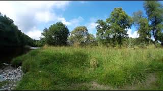 Tomintoul River Aan  Avon  Salmon Fishing Scotland  Samsung Gear 360 [upl. by Dosia866]