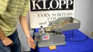 KLOPP Electric Coin Counter Wrapper Bagger  CE [upl. by Yendor]