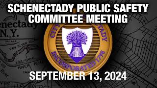 Schenectady City Committee Special Meeting September 13 2024 [upl. by Kaela366]