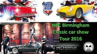 NEC Birmingham  Classic car show complete tour [upl. by Ytrebil]