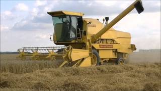 New Holland Clayson 8070 in Winterwheat Part 1 [upl. by Zuleika]