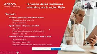 Tendencias salariales 2024 2025 [upl. by Moncear]