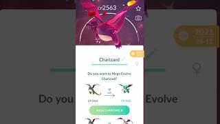 Evolving✨Dynamax Charizard Into Mega Charizard pokemongo [upl. by Aicaca]