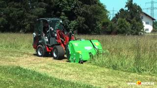 Weidemann Hoflader mit Peruzzo Grassammelmäher [upl. by Isle]