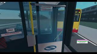 Roblox Warszawa Żerań  Solaris Urbino 12 III 1552 na linii 126➡️Tarchomin zepsute zapowiedzi [upl. by Pacifa]