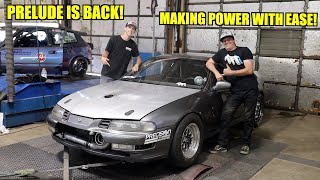 1000Hp Prelude Returns Dyno Session Before The Race [upl. by Ikkim]