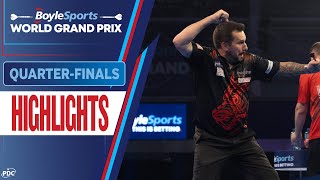 SEMIFINALISTS CONFIRMED  QuarterFinals Highlights  2021 BoyleSports World Grand Prix [upl. by Maxentia]