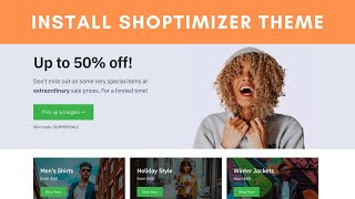 How to Install Shoptimizer WooCommerce Theme and Import Demo Data [upl. by Wright]