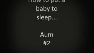 Aum baby  Male voice  Night time version No imageslight to put baby to sleep [upl. by Halie]