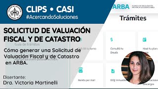 solicitud de valuación fiscal y de catastro CLIPS CASI [upl. by Roshelle391]