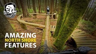 Riding Insane amp Beautiful North Shore MTB features [upl. by Sander]