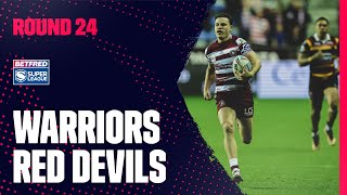 Highlights  Wigan Warriors v Salford Red Devils Round 24 2023 Betfred Super League [upl. by Herrmann973]