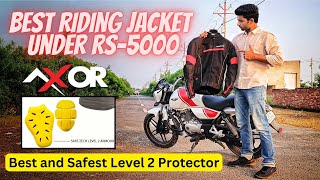 AXOR Cruise 2 jacket review  Best Riding Jacket For Beginners At 5000  Axor Vs RE [upl. by Nelleh783]