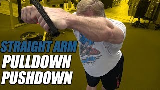 Exercise Index  Straight Arm Pulldown Pushdown [upl. by Coulson]