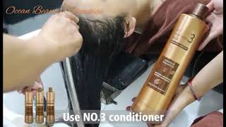 Keratine Queen Brazilian Thermal Keratin Application [upl. by Sicnarf]