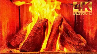 Kominek 4k Relaxing fireplacing Relax przy kominku video 4k [upl. by Hendel]