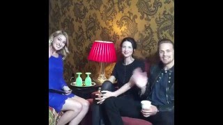 ET  Live with Sam Heughan amp Caitriona Balfe [upl. by Gamaliel]