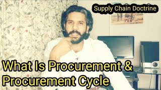 What is Procurement  What Is Procurement Cycle  UrduHindiSCM [upl. by Itteb]