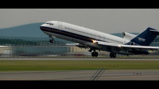 Roush Air Boeing 727200 Takeoff [upl. by Joelynn245]