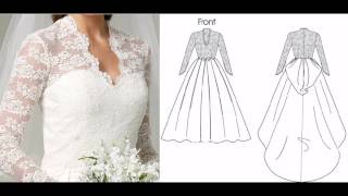 Mejores vestidos de boda patrones [upl. by Edyaj]