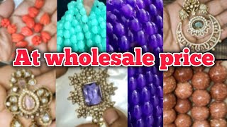 wholesale price😍 jewellery and raw materials available  🤗 newstock jewellery accessories [upl. by Aliahs]