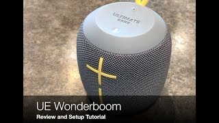 UE Wonderboom Speaker Review and Setup Guide [upl. by Nauqad]