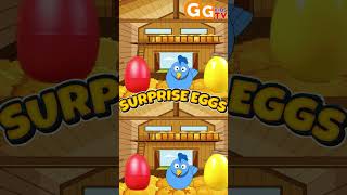 Color Fun with Egg Surprise shorts nurseryrhymes surpriseeggs colors [upl. by Wampler436]