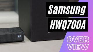 Samsung Soundbar HWQ700A Overview With Sound Demo [upl. by Cullin]