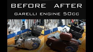 Rebuild 2stroke engine 50cc garelli [upl. by Naasar231]