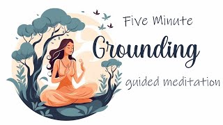 A 5 Minute Guided Grounding Meditation Discovering Your Inner Sanctuary [upl. by Shepperd817]