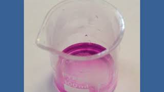 permanganate solution and sodium sulfite H [upl. by Daisy]